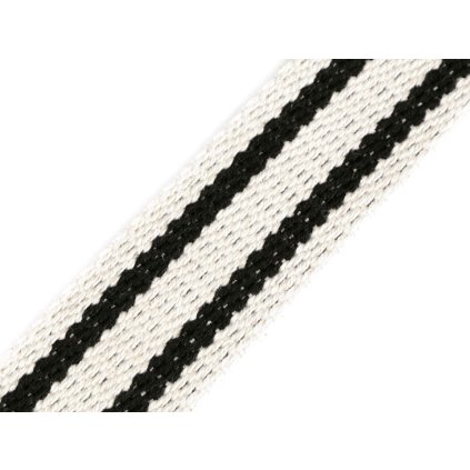 Bavlněný oboustranný popruh šíře 38 mm (Varianta 2 režná světlá, Balení 1 m)