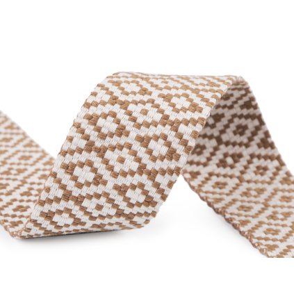 Oboustranný popruh šíře 50 mm (Varianta 1 béžová, Balení 1 m)