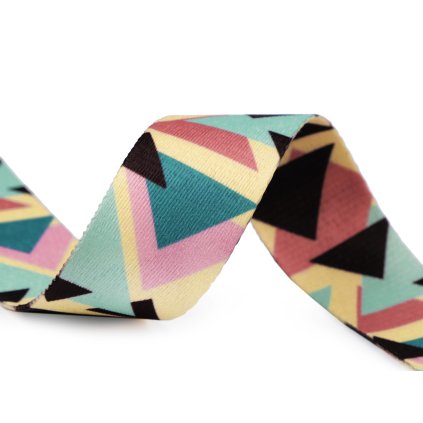 Oboustranný popruh šíře 38 mm (Varianta 1 bílo-modrá, Balení 1 m)