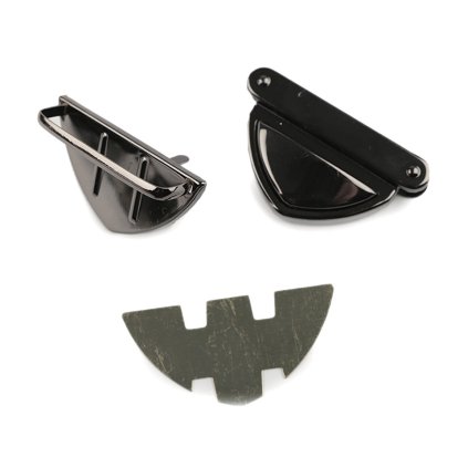 Sada zapínání na tašku 52x35 mm (Varianta 1 nikl, Balení 1 sada)