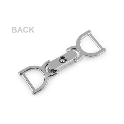 Ozdobné zapínání, průvlek 18 mm (Varianta nikl, Balení 1 pár)