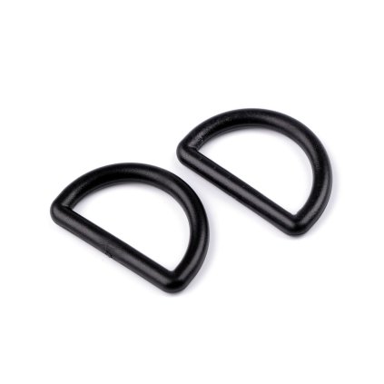 Plastový polokroužek šíře 32 mm (Varianta černá, Balení 10 ks)