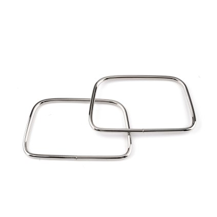 Kovová ucha na tašky 7x11 cm (Varianta 1 nikl, Balení 2 ks)