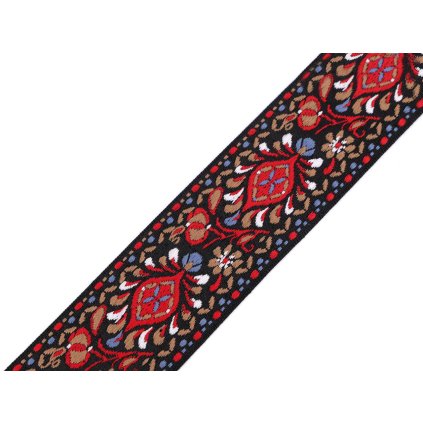 Krojová vzorovka šíře 48 mm (Varianta černá, Balení 1 m)