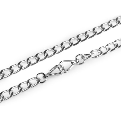 Řetízek na kabelky s karabinou délka 125 cm (Varianta 1 nikl, Balení 1 ks)