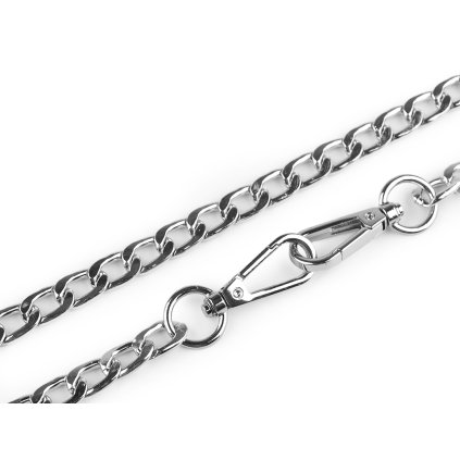 Řetízek na kabelky a mobilní telefony s karabinou délka 114 cm (Varianta 1 stříbrná, Balení 1 ks)