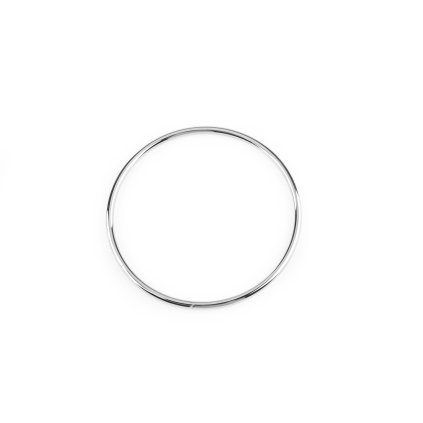 Kovový kruh / ucho na tašku Ø11 cm (Varianta 1 nikl, Balení 1 ks)