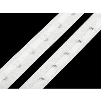 Zapínání korzetové bavlna šíře 25 mm (Varianta 2 černá, Balení 1 m)