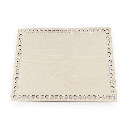 Dno na pletení / výrobu košíků 20x25 cm (Varianta přírodní sv., Balení 1 ks)