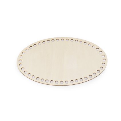 Dno na pletení / výrobu košíků 15x25 cm (Varianta přírodní sv., Balení 1 ks)