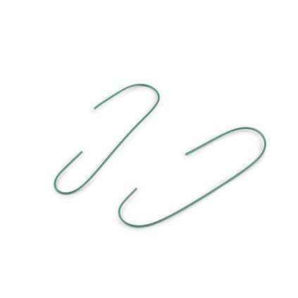 Floristické háčky na vánoční ozdoby a tvoření 100 ks (Varianta zelená, Balení 1 krab.)