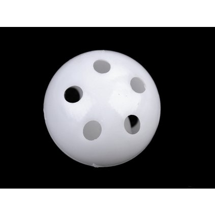 Chrastítko kulička Ø33 mm (Varianta bílá, Balení 5 ks)