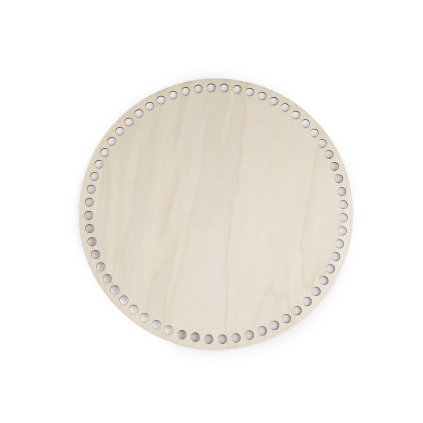 Dno na pletení / výrobu košíků Ø25 cm (Varianta přírodní sv., Balení 1 ks)