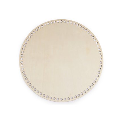 Dno na pletení / výrobu košíků Ø29 cm (Varianta přírodní sv., Balení 1 ks)