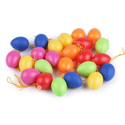 Velikonoční vajíčka k zavěšení (Varianta 2 krémová nejsvět., Balení 1 sáček)