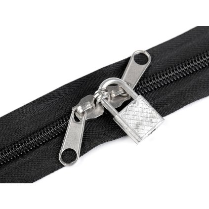 Zip spirálový No 5 metráž (Varianta 2 černá, Balení 1 m)