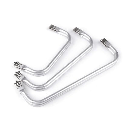 Rám hliníkový / ucho na výrobu tašky (Varianta 3 (30x10 cm) nikl, Balení 1 ks)