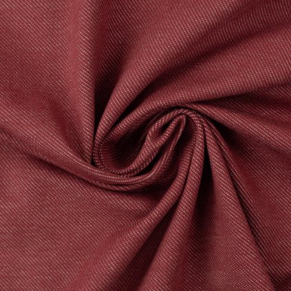 Jeans úplet – burgundy červená