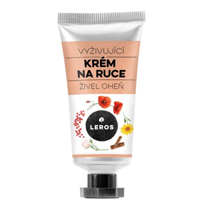 LEROS Krém na ruce BIO - Živel oheň 30 ml - hutnější textura, vůně skořice