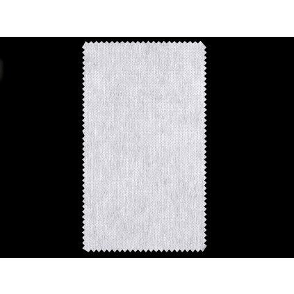 Vlizelín nažehlovací 50+15 g/m² šíře 100 cm (Varianta 1 bílá, Balení 1 m)