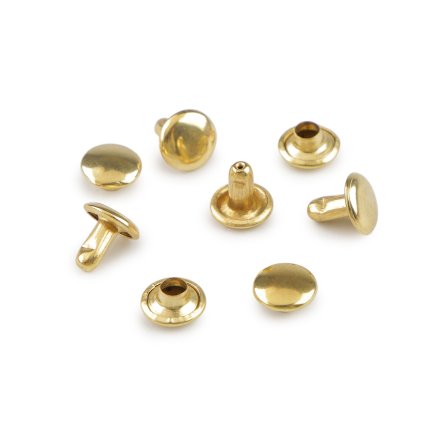 Duté nýty Ø7 mm oboustranné (Varianta 1 nikl, Balení 100 pár)