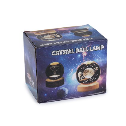 LED svítící skleněná koule Ø8 cm (Varianta 3 transparent baletka, Balení 1 ks)