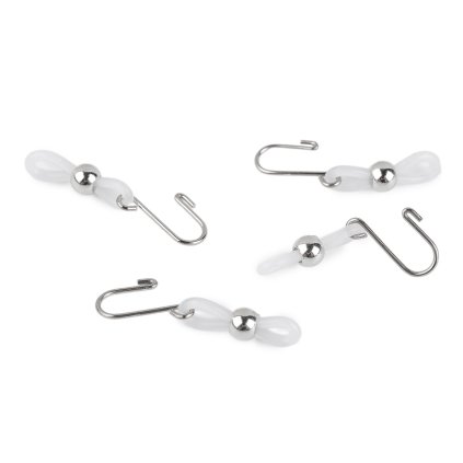 Speciální háček proti rozjíždění kalhotových zipů (Varianta nikl, Balení 4 ks)