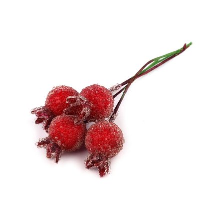 Umělé šípky v ledu, na drátku (Varianta červená, Balení 10 ks)