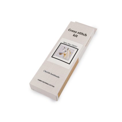 Sada na vyšívání s předtištěným motivem (Varianta 1 viz foto kůň, Balení 1 ks)