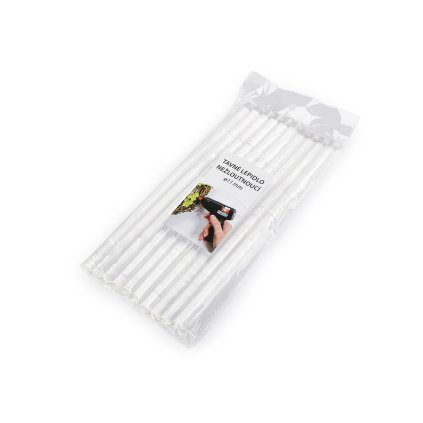 Tavné lepidlo Ø11 mm délka 25 cm nežloutnoucí (Varianta transparent, Balení 10 ks)