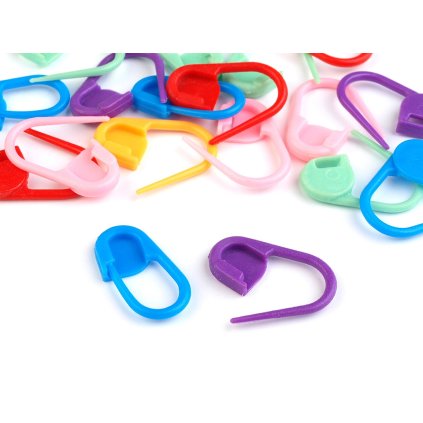 Spínací špendlík na pletení 11x21 mm (Varianta 4 mix barev, Balení 20 ks)