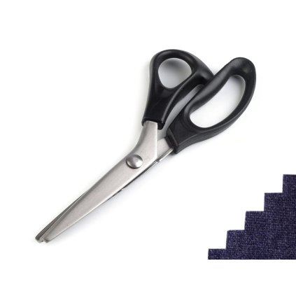 Entlovací nůžky délka 24 cm zoubky (Varianta černá, Balení 1 ks)