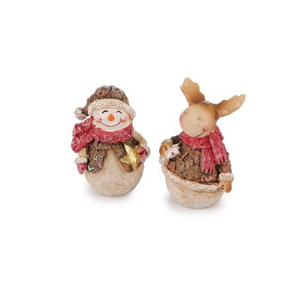 Sněhulák, sob (Varianta 1 béžová světlá sněhulák, Balení 1 ks)