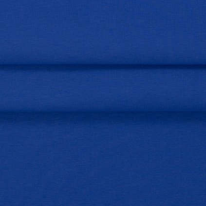 Bavlněný náplet hladký - modrá 4045