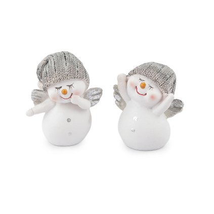 Sněhulák s křídly (Varianta 1 bílá stříbrná, Balení 1 ks)