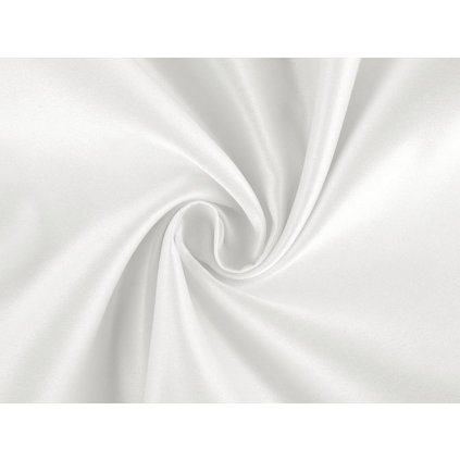 Satén tuhý metráž (Varianta 1 bílá, Balení 1 m)