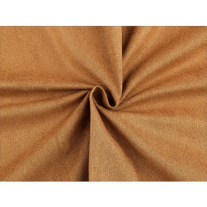 Oděvní semišová kůže elastická (Varianta 1 béžová tm., Balení 1 m)