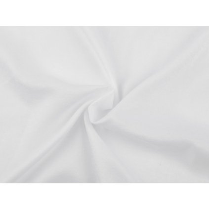 Imitace hedvábí s kovovým leskem (Varianta 1 (3) bílá, Balení 1 m)