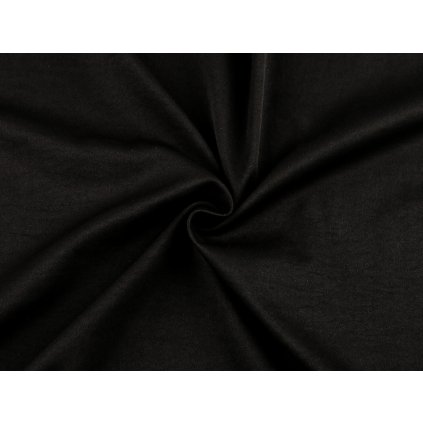 Oděvní strečová látka (Varianta černá, Balení 1 m)