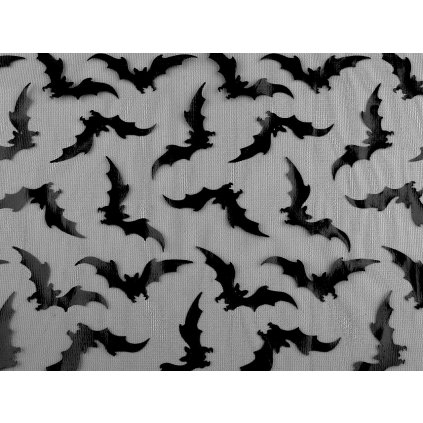 Úplet šifonový netopýr (Varianta 1 oranžová, Balení 1 m)