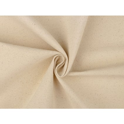 Režná bavlněná látka / plátno hrubé (Varianta režná světlá, Balení 1 m)