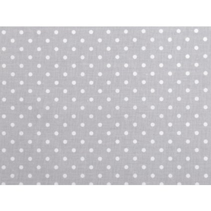 Bavlněná látka / plátno puntíky (Varianta 1 (41) šedá světlá, Balení 1 m)