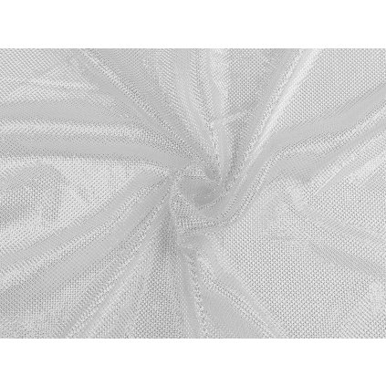 Síťka elastická / síťovaný úplet s leskem (Varianta 1 stříbrná, Balení 1 m)