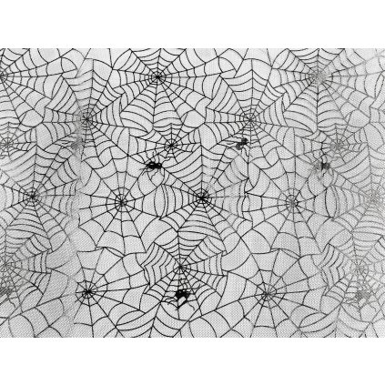 Tyl pavučina (Varianta černá, Balení 1 m)