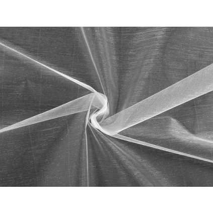 Organza tuhá dekorační (Varianta 1 bílá, Balení 1 m)