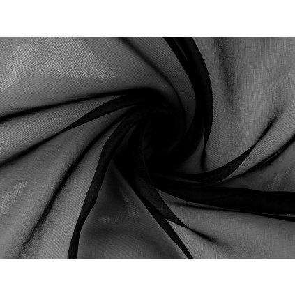 Organza dekorační s leskem (Varianta 1 bílá, Balení 1 m)