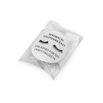 Dekorační polotovar řasy Ø17 mm (Varianta černá, Balení 2 ks)