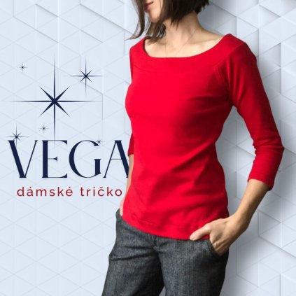 Střihová šablona - Dámské tričko VEGA