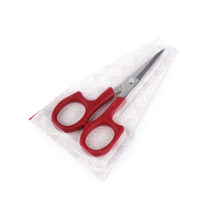 Nůžky PIN vyšívací délka 15 cm zahnuté (Varianta červená, Balení 1 ks)