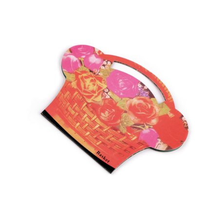 Jehly košíček mapky Basket (Varianta nikl, Balení 1 ks)